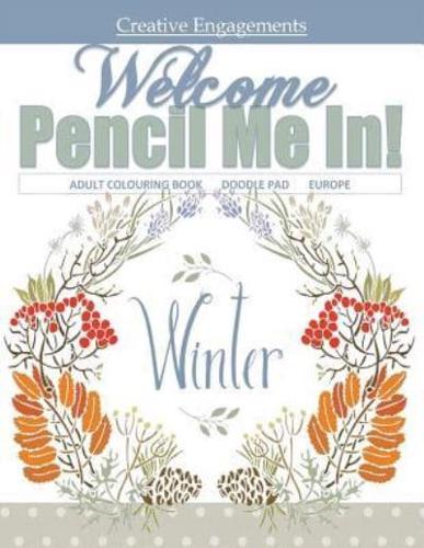 Welcome Winter Adult Colouring Book Doodle Pad Europe