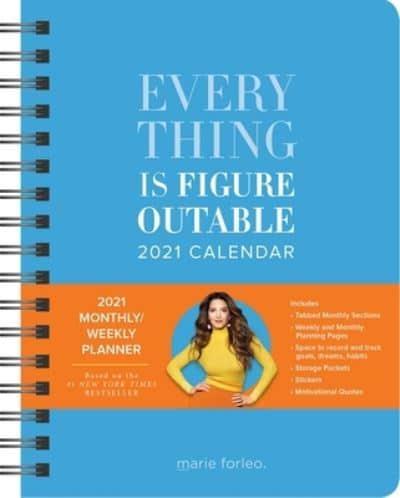 Everything Is Figureoutable 2021 Monthly/Weekly Planner Calendar