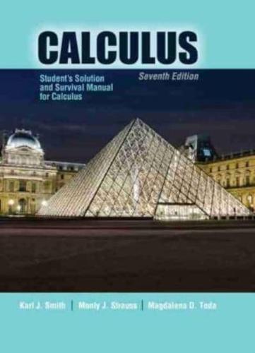 Student's Solution and Survival Manual for Calculus