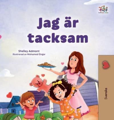 I Am Thankful (Swedish Book for Children)