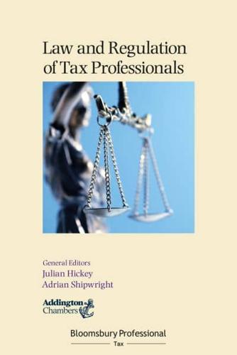 Tax Advisers' Obligations and Liability