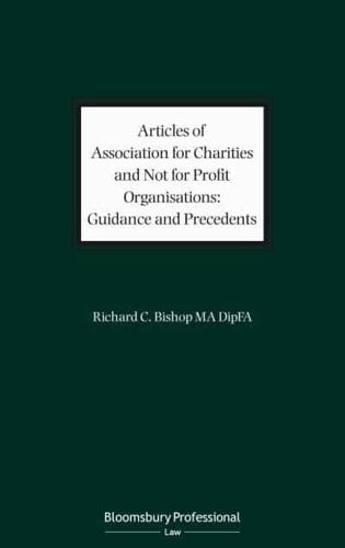 Articles of Association for Charities and Not for Profit Organisations