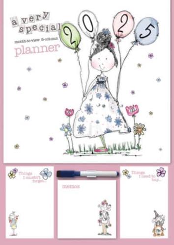 Tracey Russell Deluxe Planner A3 Calendar 2025