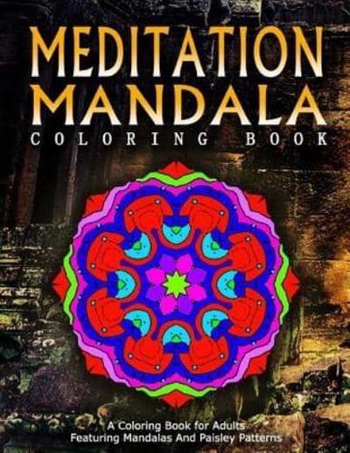 MEDITATION MANDALA COLORING BOOK - Vol.12