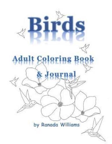 Birds Adult Coloring Book