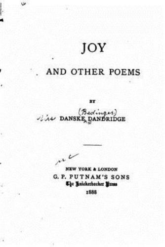 Joy, and Other Poems