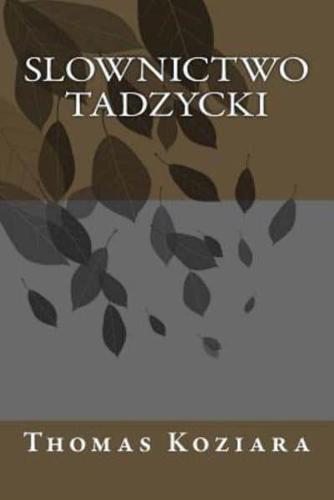 Slownictwo Tadzycki