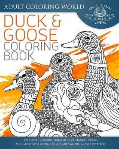 Duck and Goose Coloring Book