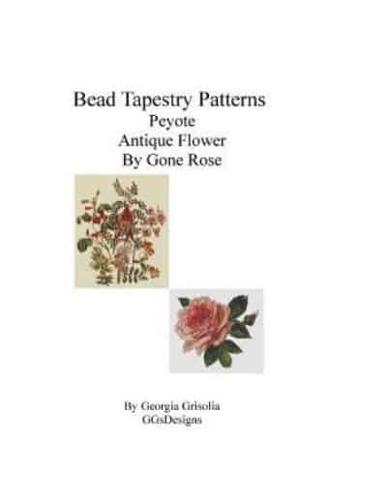 Bead Tapestry Patterns Peyote Antique Flower By Gone Rose