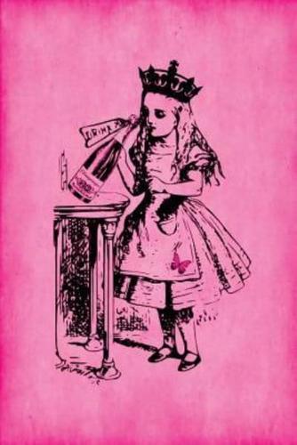 Alice in Wonderland Journal - Party Girl Alice (Pink)