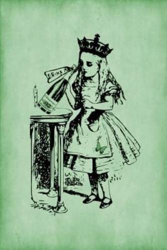 Alice in Wonderland Journal - Party Girl Alice (Green)