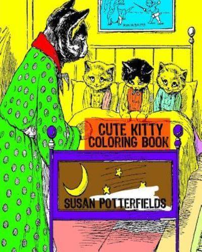Cute Kitty Coloring Book