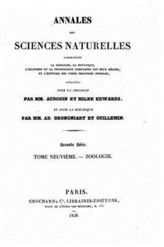 Annales Des Sciences Naturelles - Tome IX