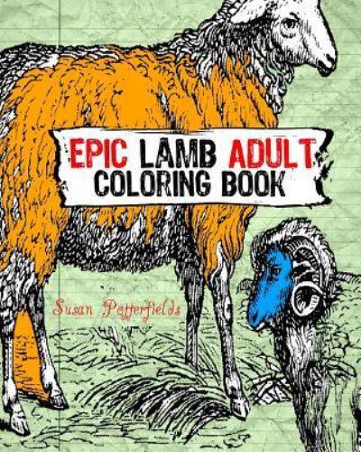 Epic Lamb Adult Coloring Book