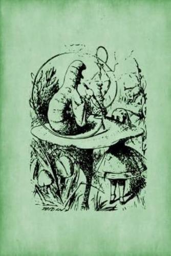 Alice in Wonderland Journal - Alice and the Caterpillar (Green)