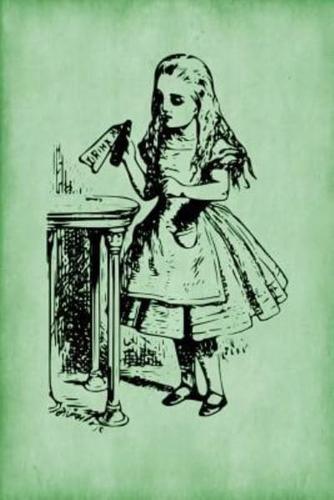Alice in Wonderland Journal - Drink Me (Green)
