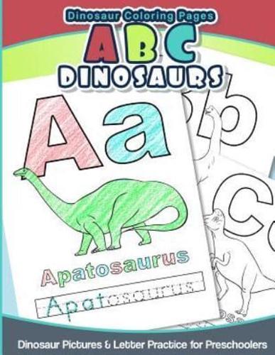 Dinosaur Coloring Pages ABC Dinosaurs