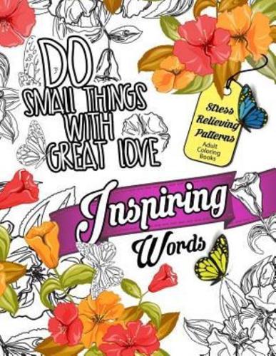 Inspiring Words Coloring Book