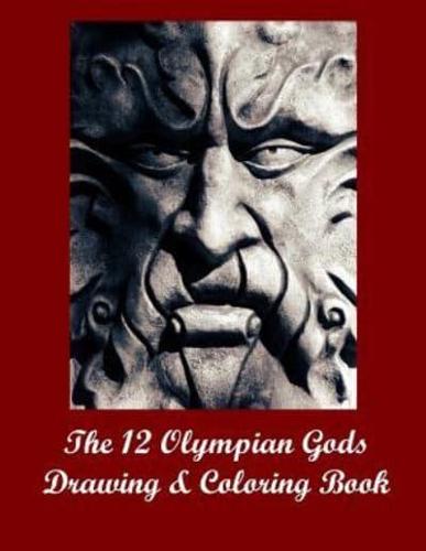 The 12 Olympian Gods Drawing & Coloring Book