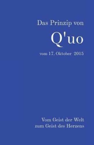 Das Prinzip Von Q'uo Vom 17. Oktober 2015