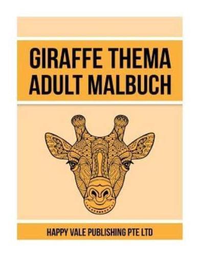Giraffe Thema Adult Malbuch