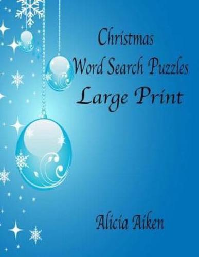 Christmas Word Search Puzzles Large Print