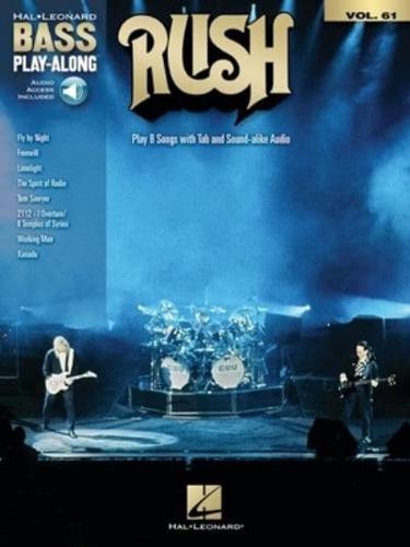 Rush - Hal Leonard Bass Play-Along Volume 61: Play 8 Songs With Tab and Sound-Alike Audio