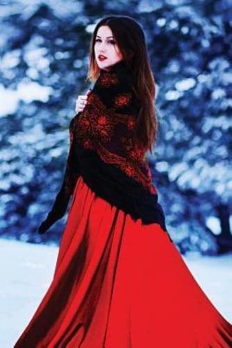 Red Maiden in Winter Notebook