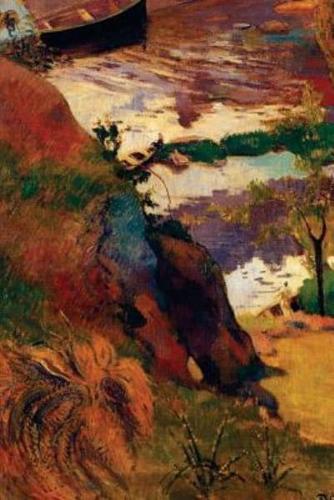 "Fisherman and Bathers on the Aven" by Paul Gauguin - 1888
