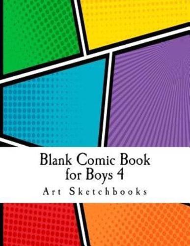 Blank Comic Book for Boys 4