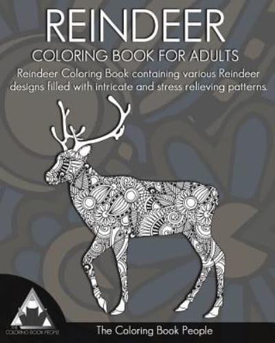 Reindeer Coloring Book for Adults