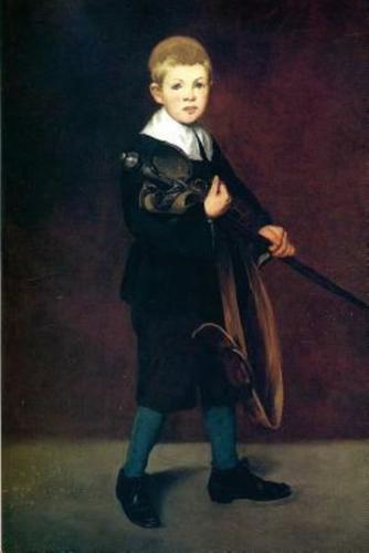 "Boy With a Sword" by Edouard Manet - 1861
