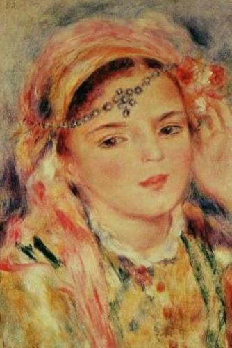 150 Page Lined Journal Algerian Woman, 1883 Pierre Auguste Renoir