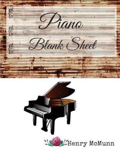 Piano Blank Sheet