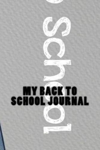 My Back to School Journal