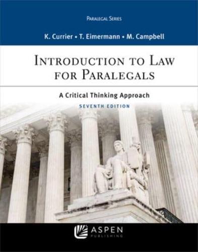 Introduction to Law for Paralegals