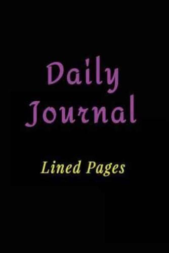 Daily Journal Lined Pages