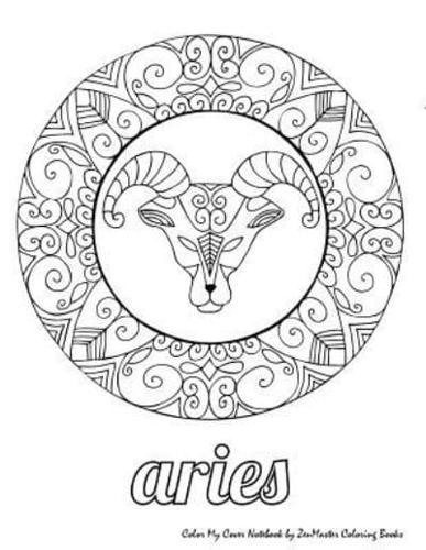 Color My Cover Notebook (Aries)