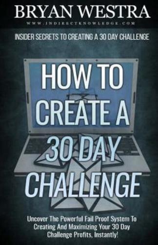 How to Create a 30 Day Challenge