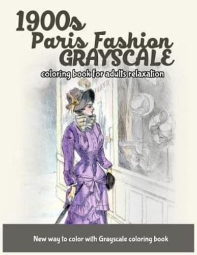 1900S Paris Fashion Grayscale