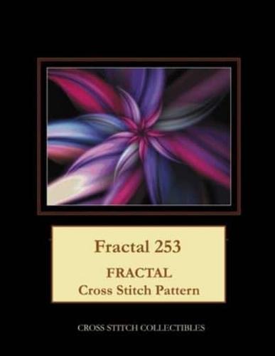 Fractal 253: Fractal cross stitch pattern