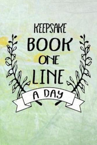 Keepsake Book One Line a Day