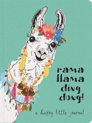 Rama Llama Ding Dong Textured Paperback Journal