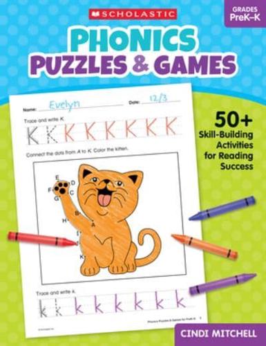 Phonics Puzzles & Games for Prek-K