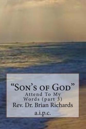 "Son's of God"