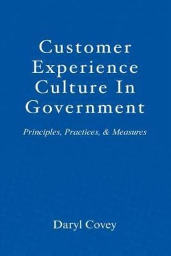Customer Experience Culture in Government