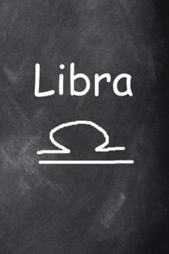 Libra Symbol Zodiac Sign Horoscope Journal Chalkboard