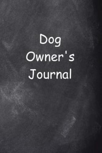 Dog Owner's Journal Chalkboard Design