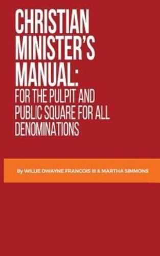 Christian Minister's Manual