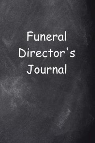 Funeral Director's Journal Chalkboard Design